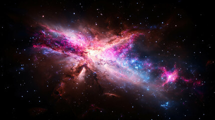 Cosmic swirl of galaxy and stars texture for creative design