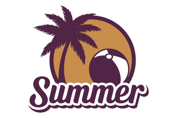 Naklejka premium summer vacation background