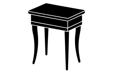 Side Table / End Table Vector icon