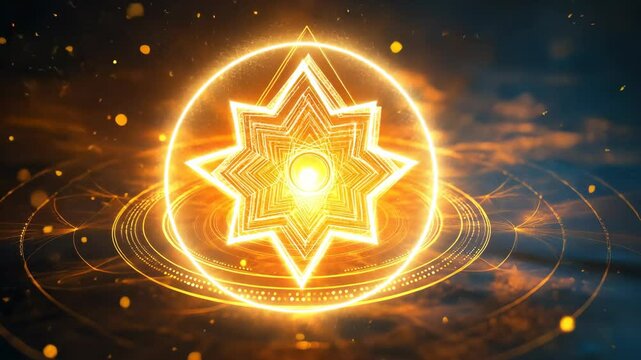 A vibrant, glowing ace of spades floating in a cosmic, abstract background with fiery energy trails, symbolizing luck and mysticism. . High quality 4k footage