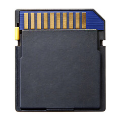 memory card cut out isolated on white background PNG. GENERATIVE AI