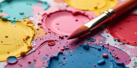 Obraz premium brush and paint