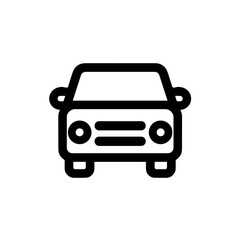 Obraz premium Minimalist outline of car, sleek design, automotive illustration