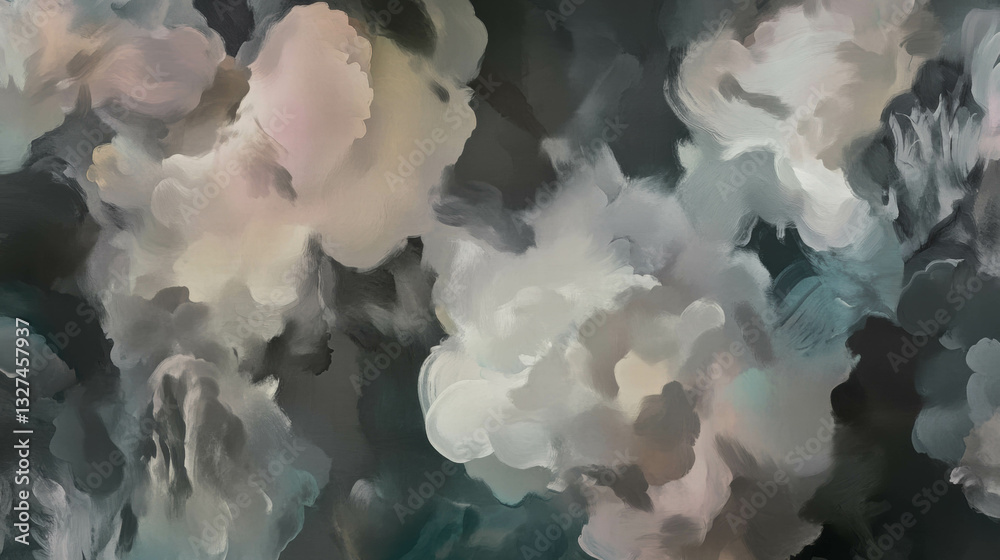 Poster abstract cloud texture with soft shaped patterns for creative design