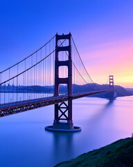 Fototapeta premium Golden Gate Bridge at Sunrise