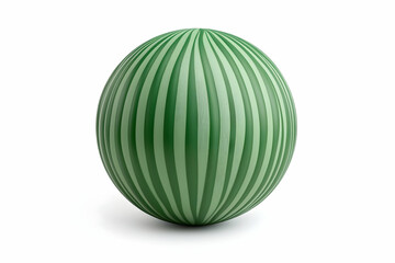 Green striped sphere