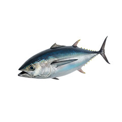 Fototapeta premium Albacore Tuna on high quality transparent background png