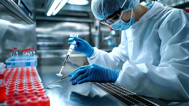 Close-up of a surgical procedure in progress, where gloved hands maneuver scalpels and forceps in a high-stakes, meticulously controlled environment.