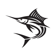 Simple Swordfish Vector Icon – Modern Logo & Illustration