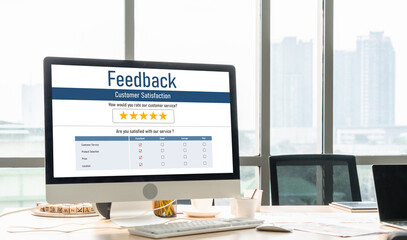 Customer feedback and review analysis by modish computer software for corporate business