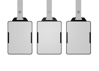 ID Card Holder Mockup for Office