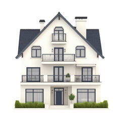 house for sale on isolate transparency background