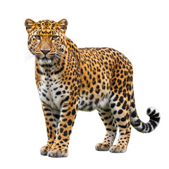 Obraz premium Amur Leopard on high quality transparent background png