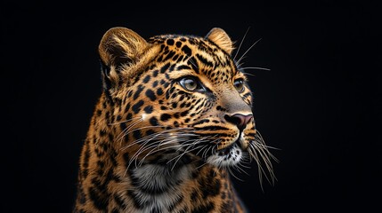 Fototapeta premium Majestic Leopard Wildlife Portrait