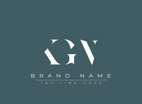 KGN abstract letter logo design. This logo is designed by three abstract letters.