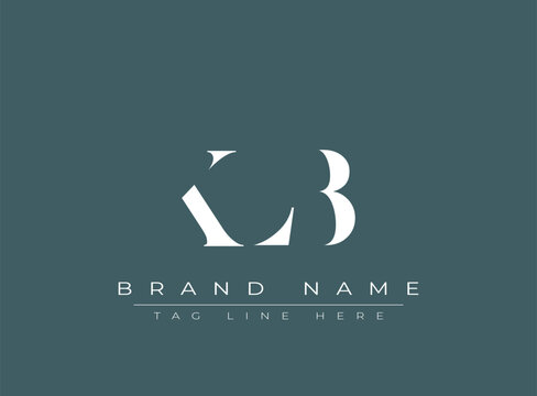 KLB abstract letter logo design. This logo is designed by three abstract letters.