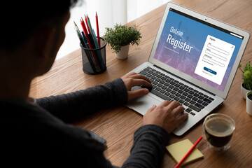 Online registration form for modish form filling on the internet website