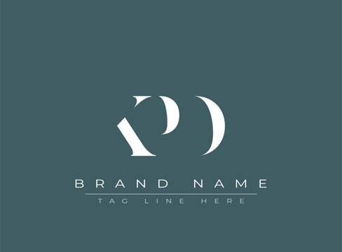 KPD abstract letter logo design. This logo is designed by three abstract letters.