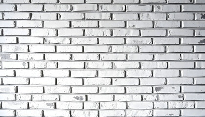 Fototapeta premium Old white brick wall texture background, asian style. White tone