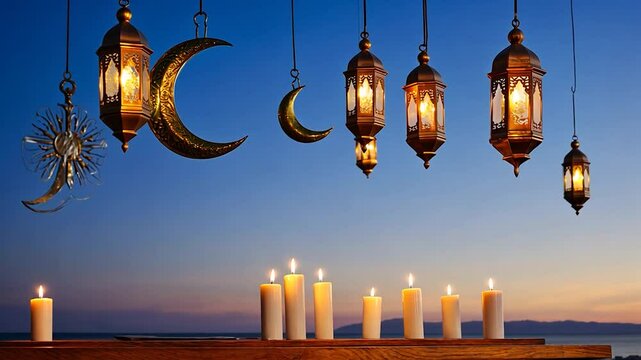 Arabic Latern concept Motion Video