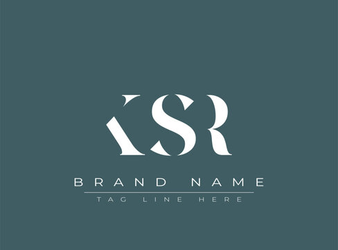 KSR abstract letter logo design. This logo is designed by three abstract letters.