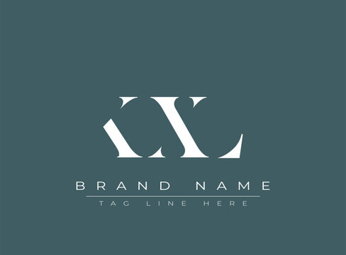 KXL abstract letter logo design. This logo is designed by three abstract letters.