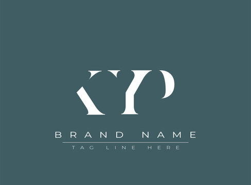KYP abstract letter logo design. This logo is designed by three abstract letters.