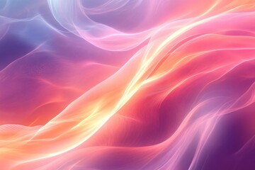 Obraz premium Captivating swirls of pastel colors dance harmoniously in a mesmerizing abstract display of light and movement