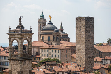 Bergamo Stadtsilhouette 