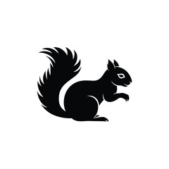 squirrel vector silhouette