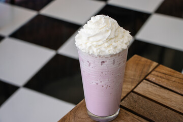 Taro frappe smoothie