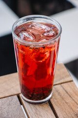 Strawberry herbal tea