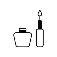 Eyeliner vector icon 