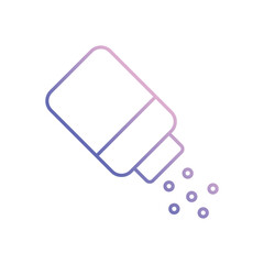 Powder vector icon 