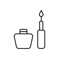 Eyeliner vector icon 