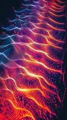 Stunning Abstract Digital Waves: A Visual Representation of Data Flow