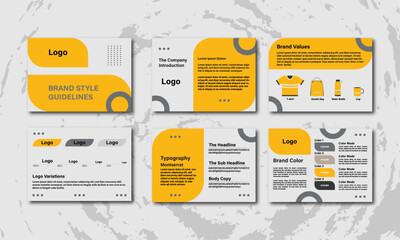 Creative Brand Style Guide Design For Business
