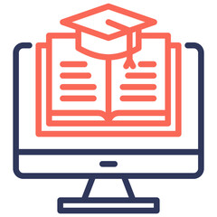 Online Learning Icon