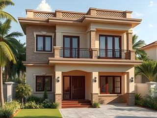 Fototapeta premium house in the park