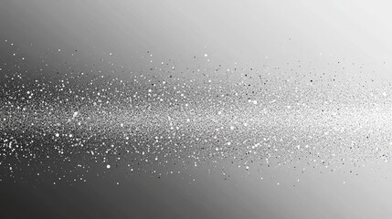 Obraz premium Delicate Spray of White Particles on a Gradient Background Creating a Sense of Movement and Lightness Ideal for Artistic Designs and Contemporary Projects