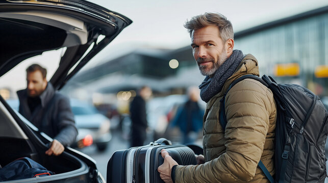 Efficient airport pickup with luggage assistance and friendly service