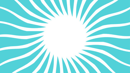 Abstract minimal background with curved wavy lines. Spiral motion of geometric shapes. Twisted shape pattern background. Retro twisted and distorted vector groovy hippie background.