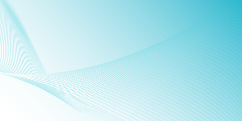 Abstract blue smooth waves on white background. Dynamic sound waves. Design elements. Eps10