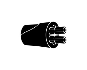 creative details underground cable icon vector illustration 