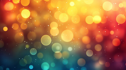 Obraz premium Creative bokeh abstract texture colorful blur background ornament vector illustration.