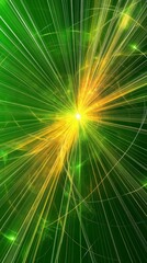 Obraz premium Stunning Abstract Art with Radiating Lines and Vibrant Colors