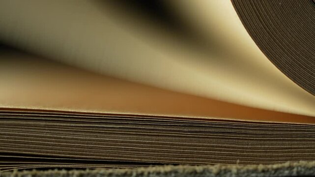 Many rough notebook pages, close up. Vintage paper texture background. Book pages with fiber pattern. Clean paper sheets