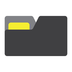 set of icon folder computer file colourful  document binder data archive, modern simple eps 10 