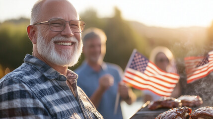 Memorial Day BBQ Gathering of Veterans by the River