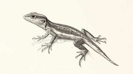 Naklejka premium Different kind of lizard reptile isolated vector illustration.